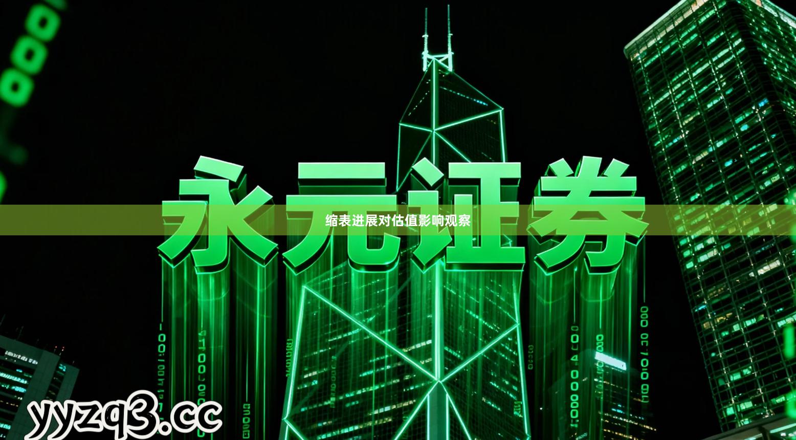 缩表进展对估值影响观察